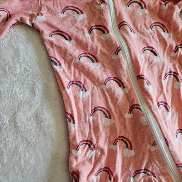 Kickee Pants 3-6m Viscose Bamboo Zippy Footie Pajamas Grip Feet Play - Picture 2 of 6